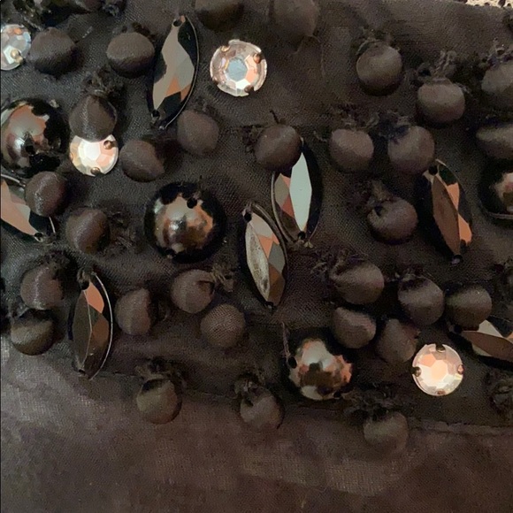 Diane von Furstenberg black beaded top - Picture 4 of 5